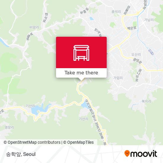 송학앞 map