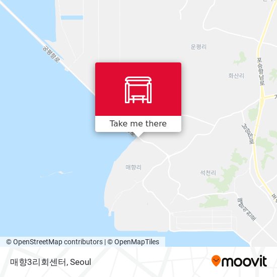 매향3리회센터 map