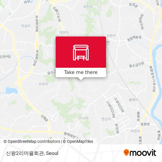 신왕2리마을회관 map