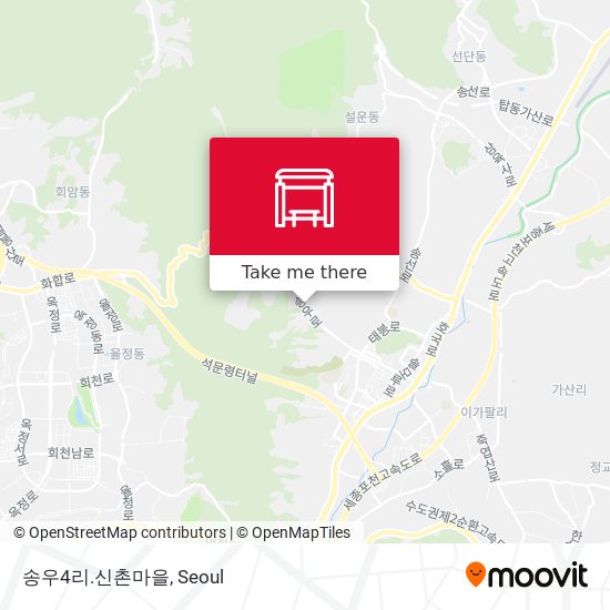 송우4리.신촌마을 map
