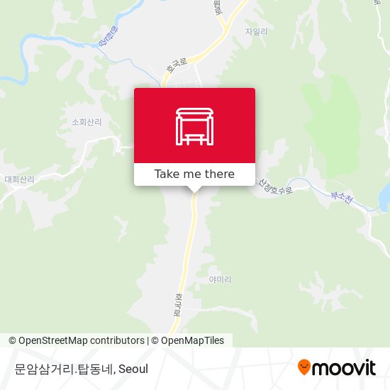 문암삼거리.탑동네 map