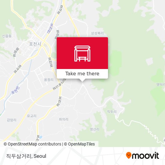 직두삼거리 map