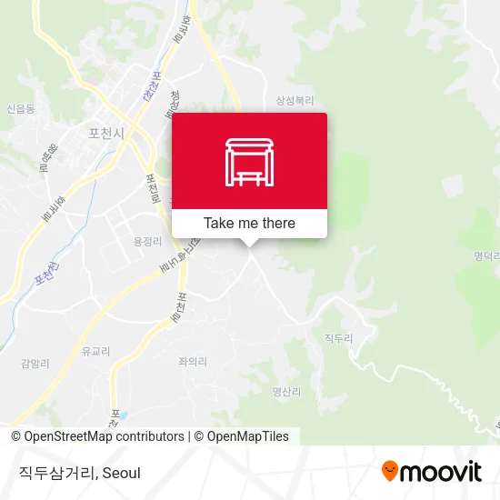 직두삼거리 map