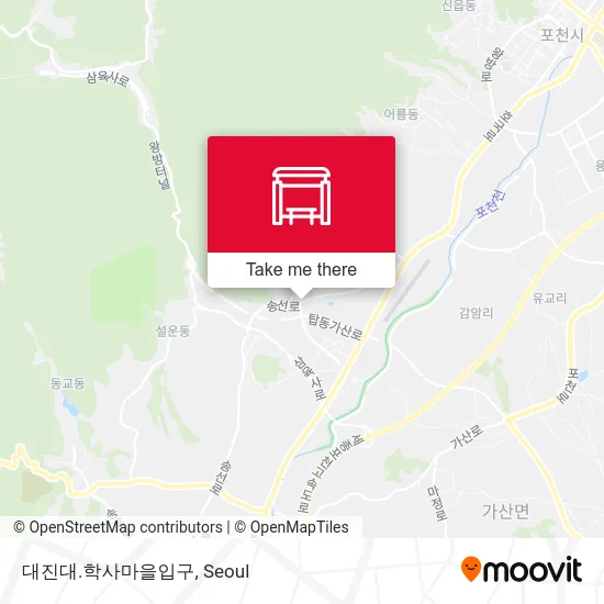 대진대.학사마을입구 map