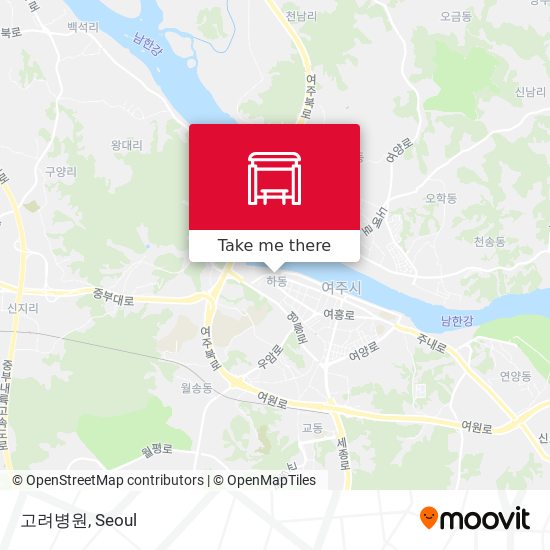 고려병원 map