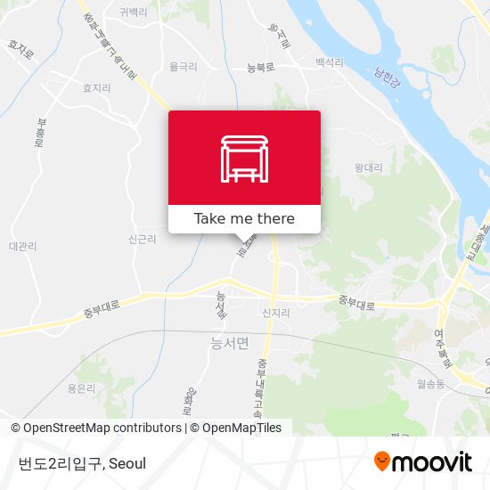 번도2리입구 map