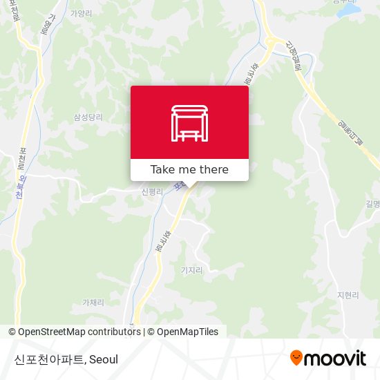 신포천아파트 map