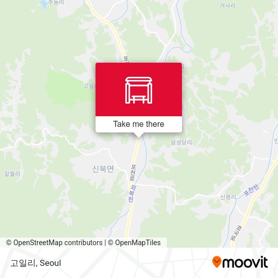 고일리 map
