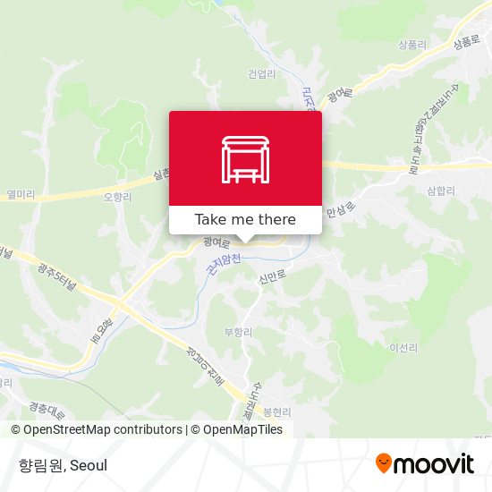 향림원 map