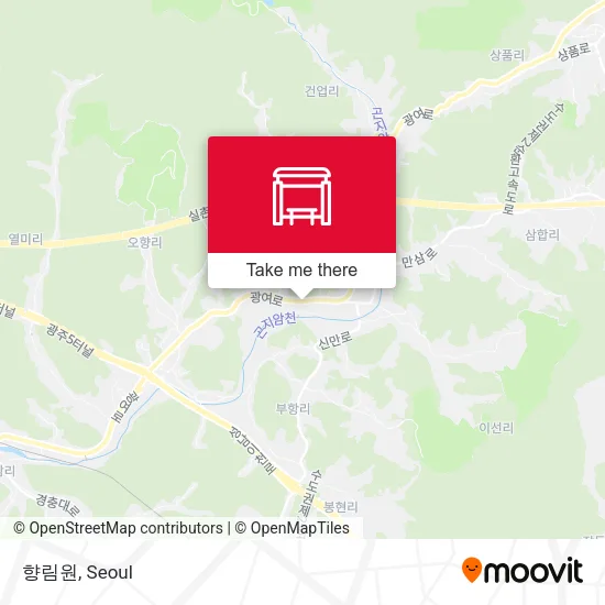 향림원 map