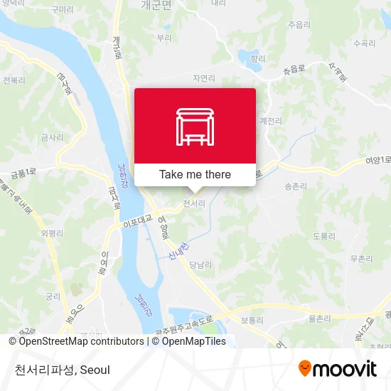 천서리파성 map