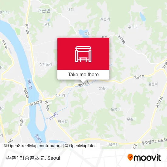 송촌1리송촌초교 map
