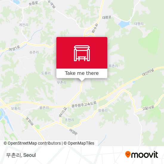 무촌리 map