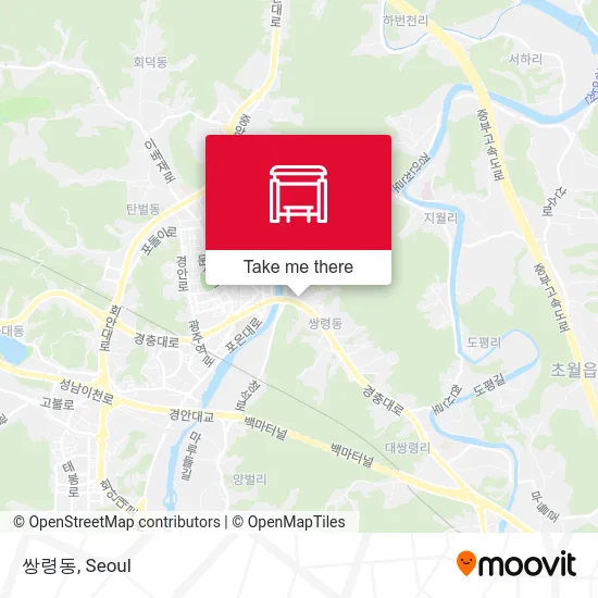 쌍령동 map