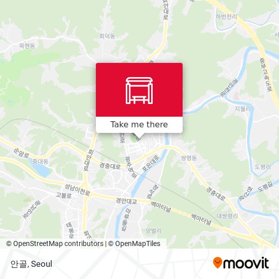 안골 map
