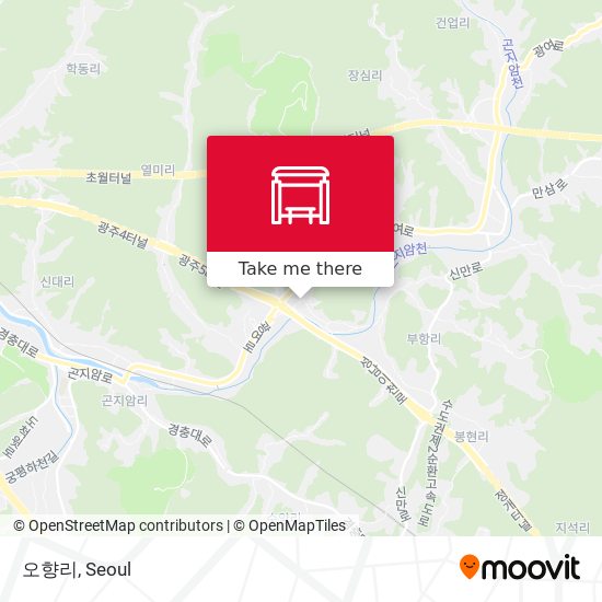 오향리 map