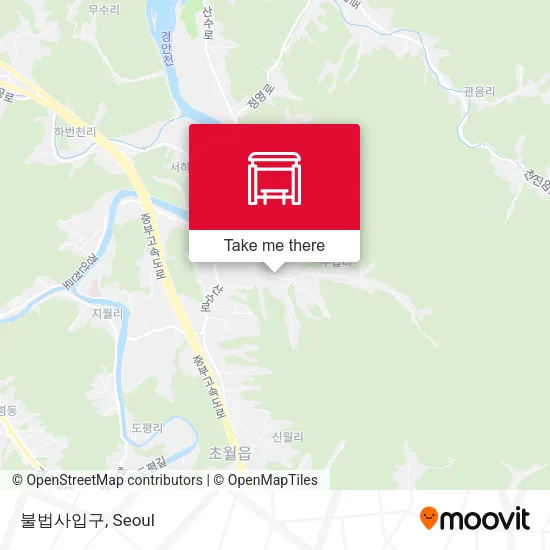 불법사입구 map