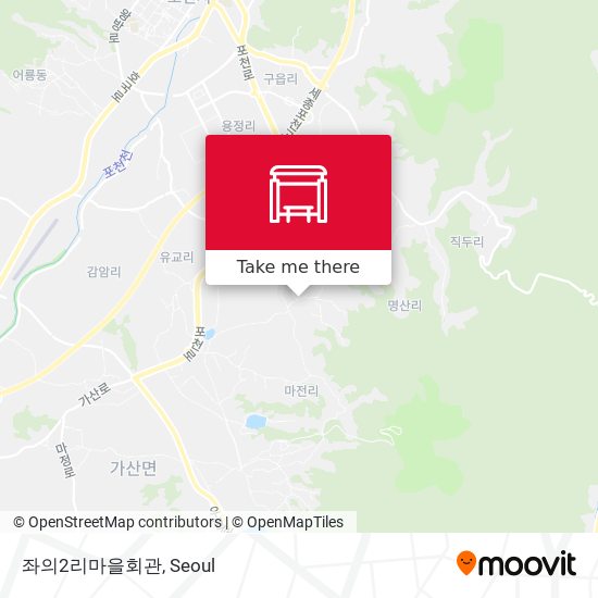 좌의2리마을회관 map