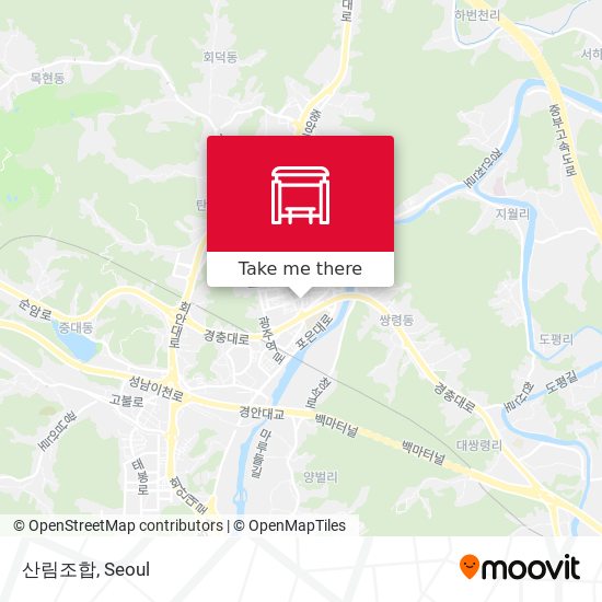 산림조합 map