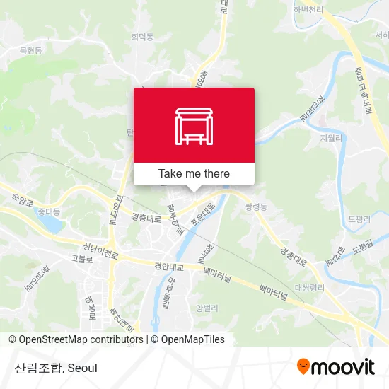 산림조합 map