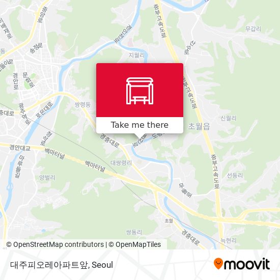 대주피오레아파트앞 map
