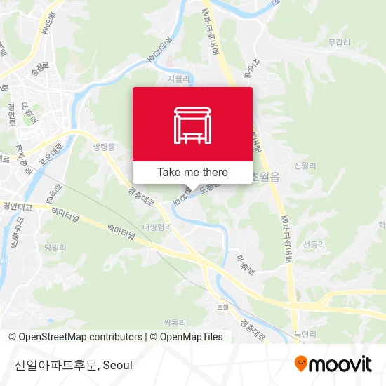 신일아파트후문 map