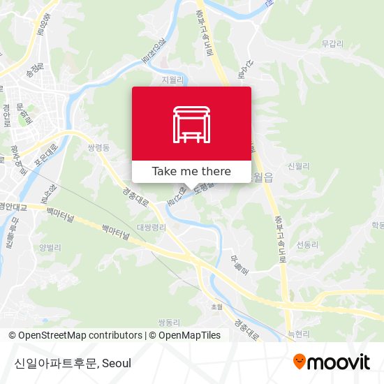 신일아파트후문 map