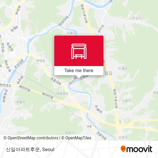 신일아파트후문 map