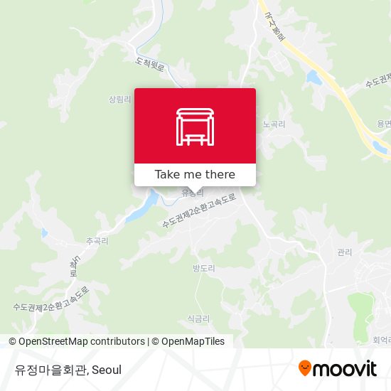 유정마을회관 map