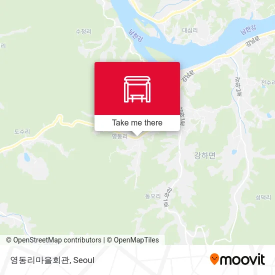 영동리마을회관 map