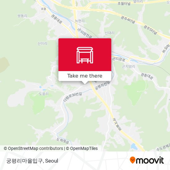 궁평리마을입구 map