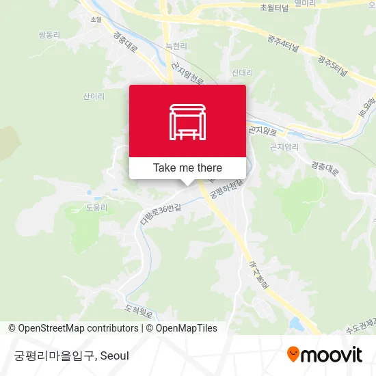 궁평리마을입구 map
