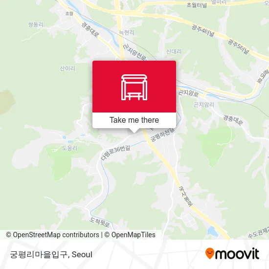 궁평리마을입구 map