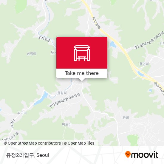 유정2리입구 map