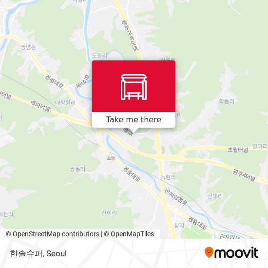 한솔슈퍼 map