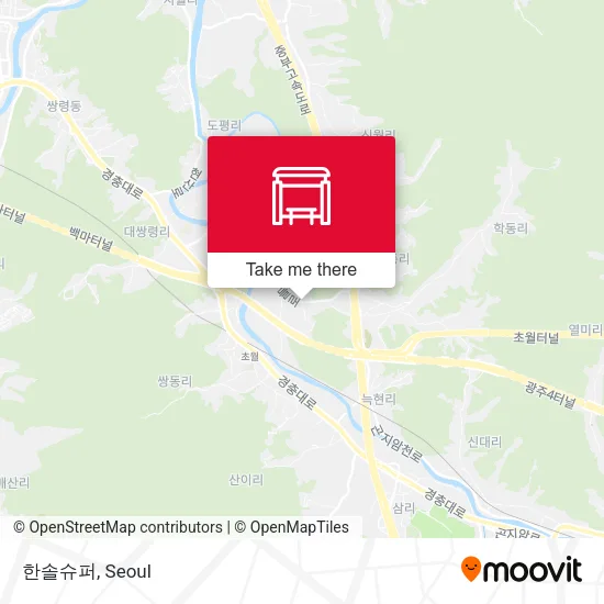 한솔슈퍼 map