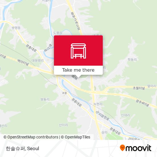 한솔슈퍼 map