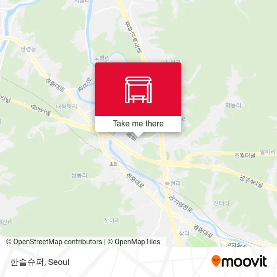 한솔슈퍼 map
