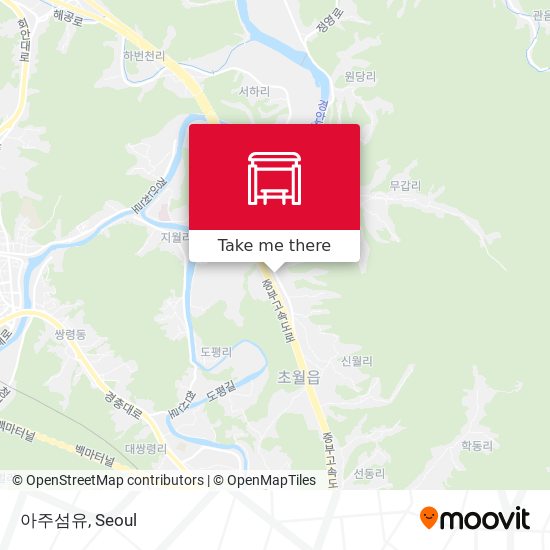 아주섬유 map