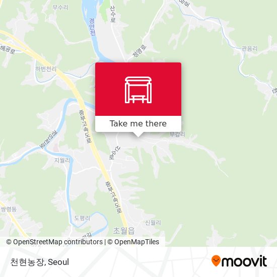 천현농장 map
