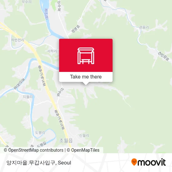 양지마을.무갑사입구 map