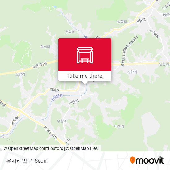 유사리입구 map