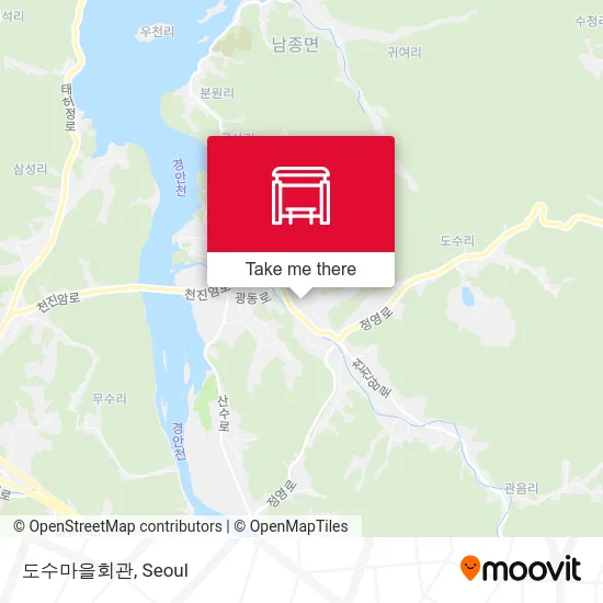 도수마을회관 map