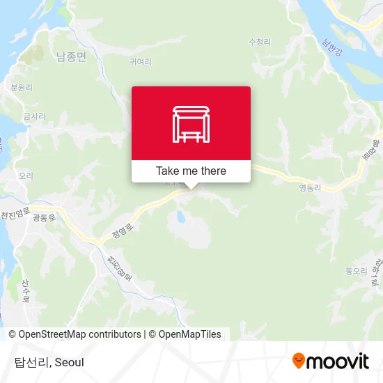 탑선리 map