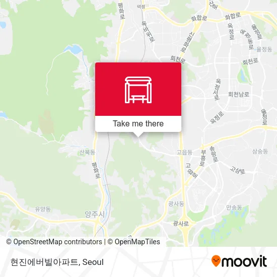 현진에버빌아파트 map