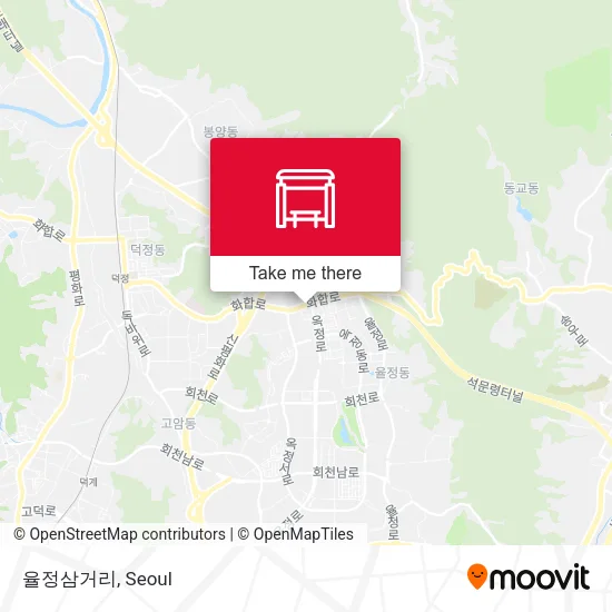 율정삼거리 map