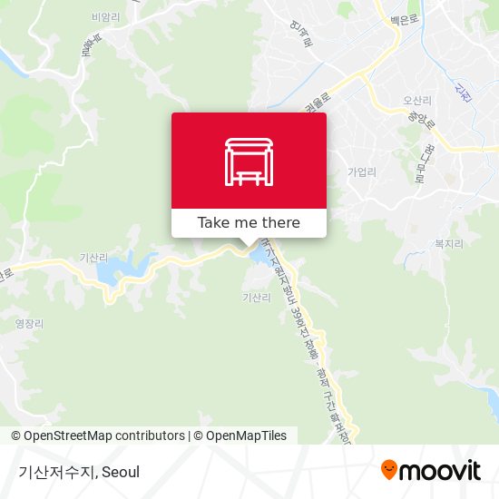 기산저수지 map