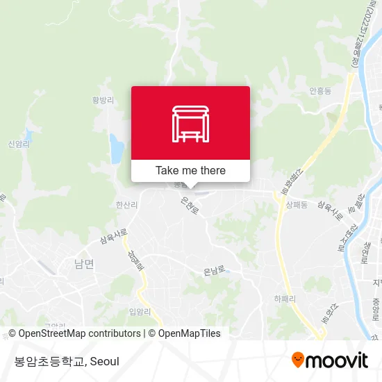 봉암초등학교 map
