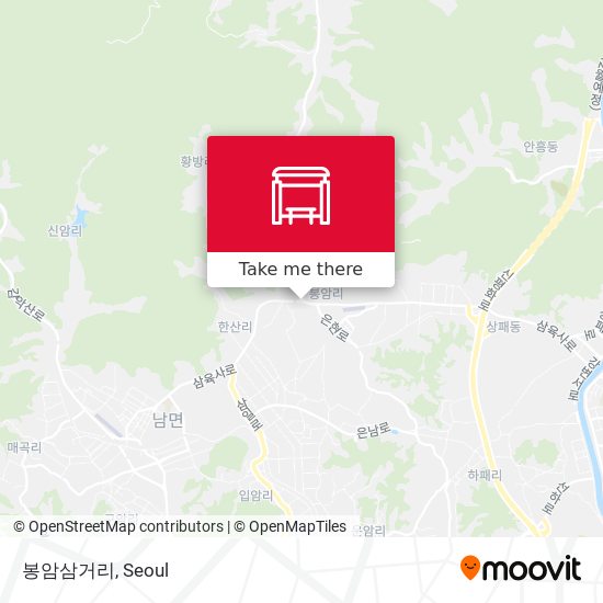 봉암삼거리 map