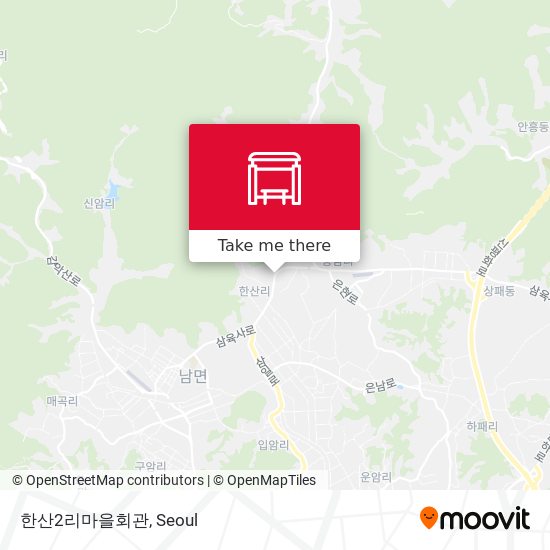 한산2리마을회관 map